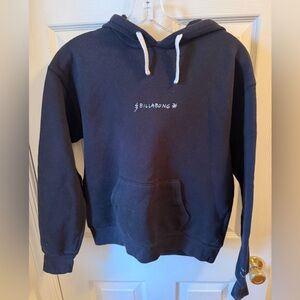 Billabong Black Hoodie Kris Chau - Sun, Moon, Stars - Sz Small - VGUC